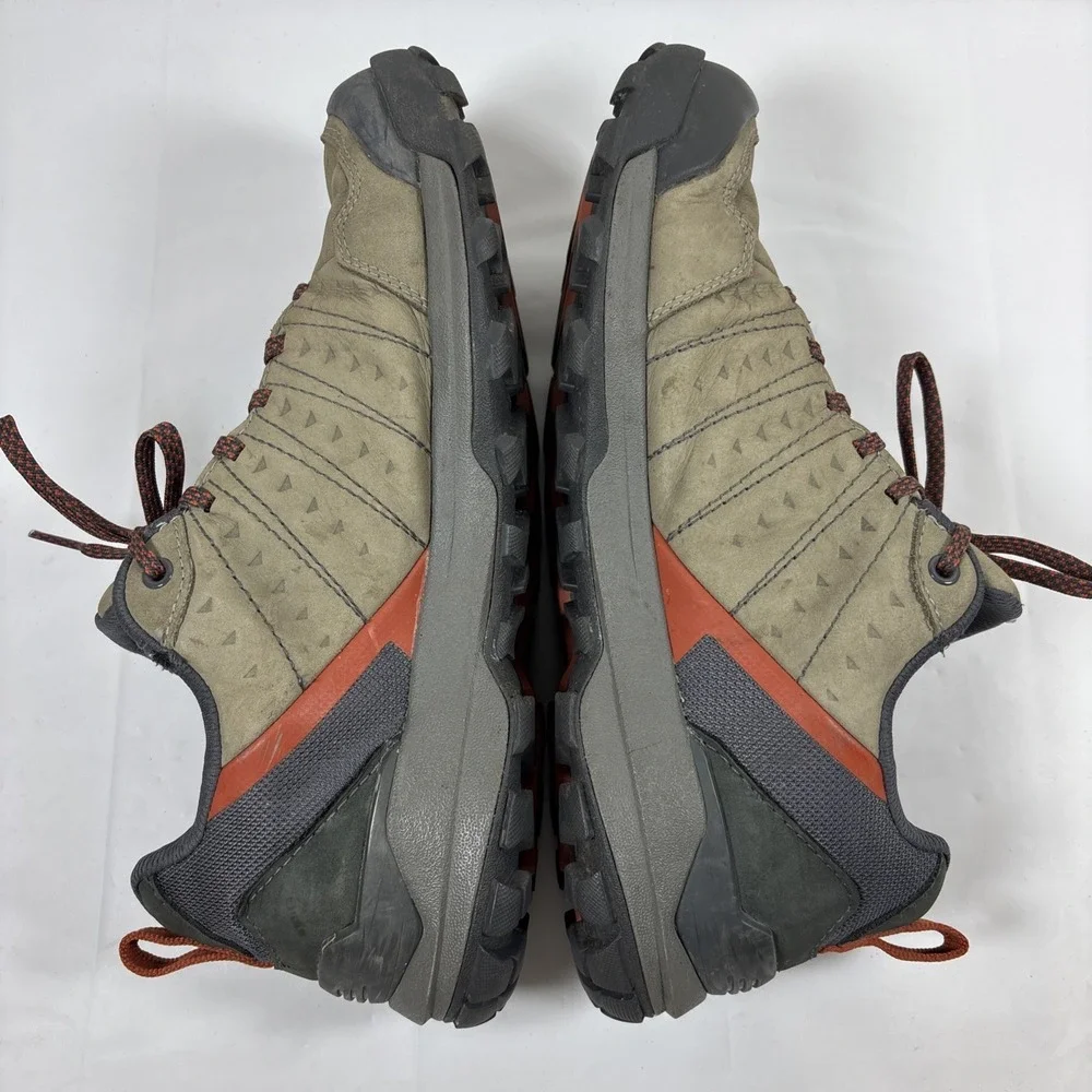Oboz Sypes Mens 9.5 Low Top Brown Leather B-Dry Trail Hiking Shoes Waterproof